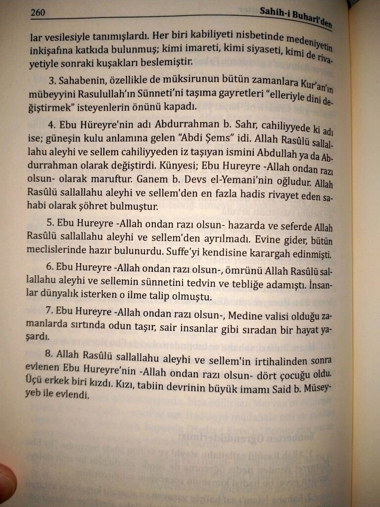 Dini kitap Sahihi Buhariden Sohbetler ve Nasihat ler. Hadisi şerifler - 13