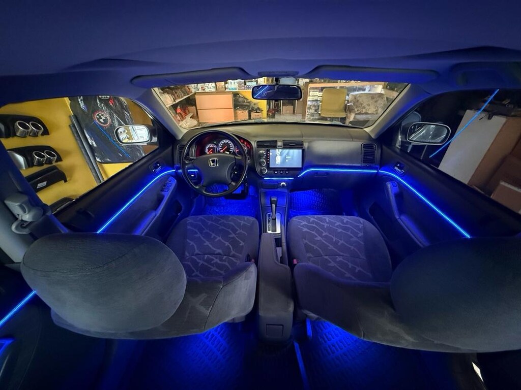 civic V TEC iç ambiyans 64 renk rgb animasyonlu - 14