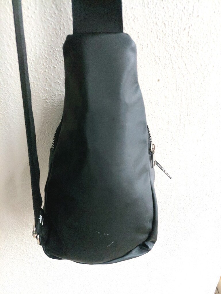 LCW unisex siyah göğüs çantası - 2