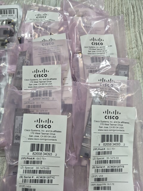 Cisco GLC-TE= SFP Modül 1 G. (30-1475-03) KDV DAHİL