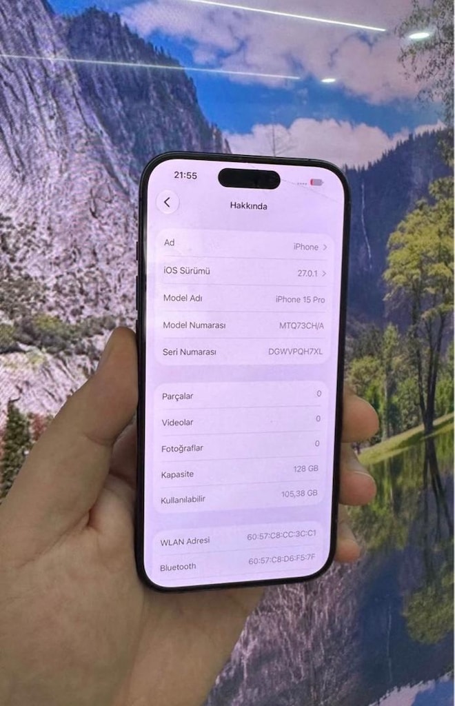 İPHONE 15 PRO 128 GB DEĞİŞENSİZ YD - 4
