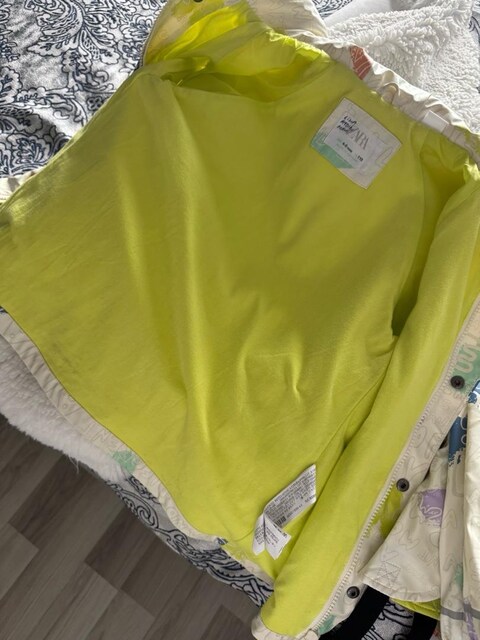zara yağmurluk takım salopetli 4-5 yaş