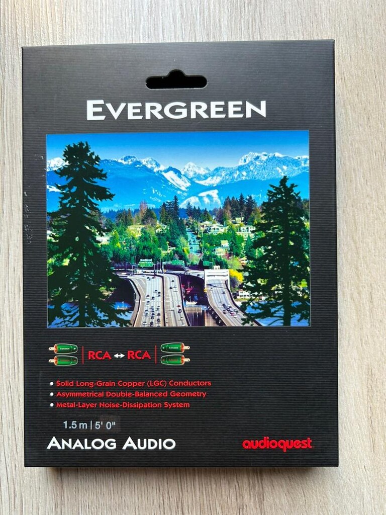 Audioquest Evergreen RCA kablo