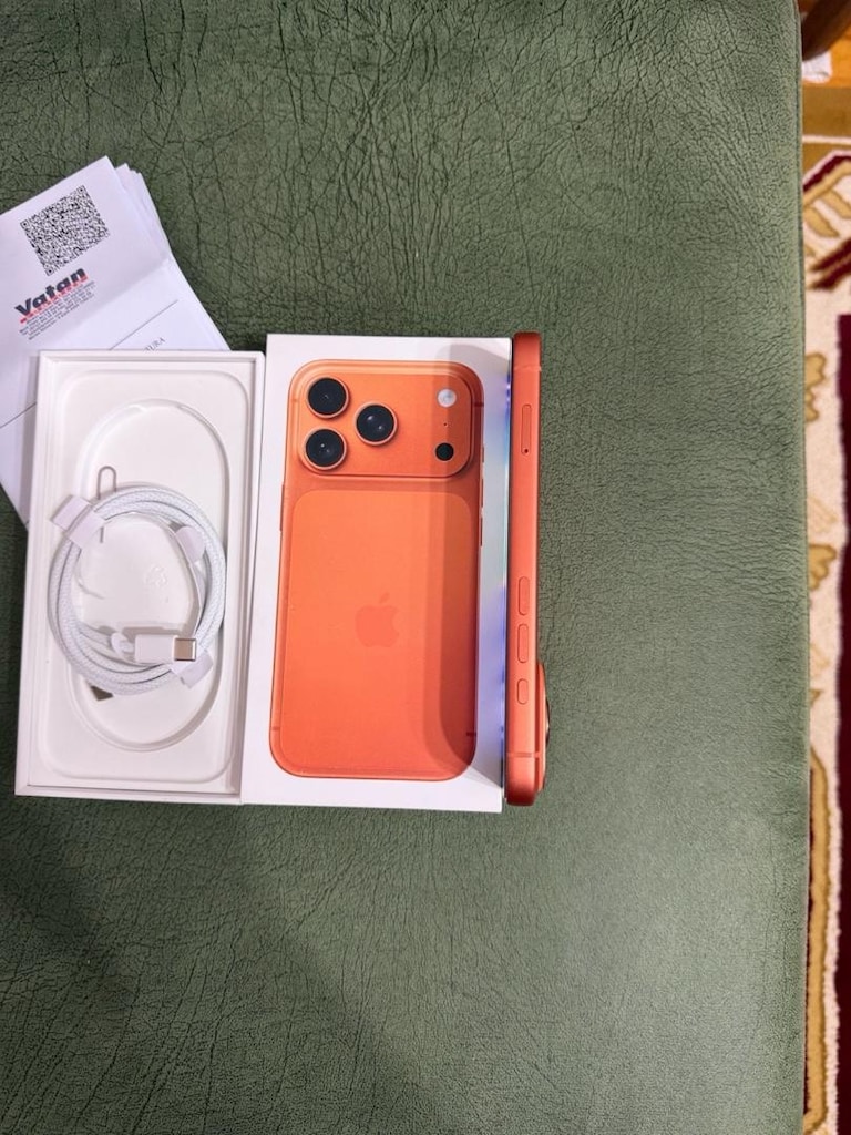 iphone 17pro max (16 ay garantili pil 100) - 5