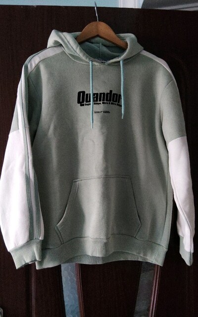 Kadın su yeşili sweatshirt