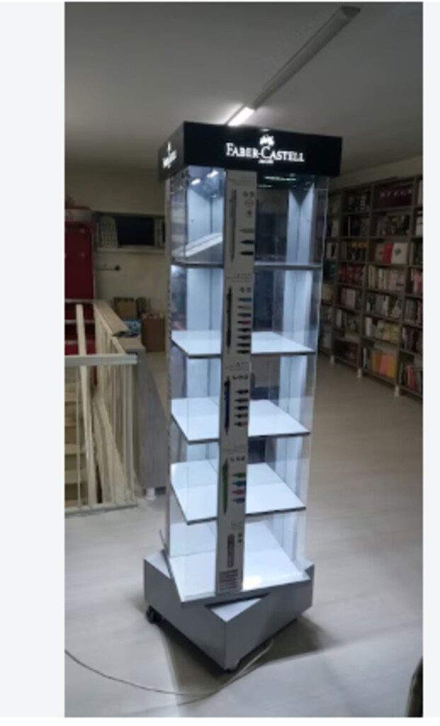 FABER CASTELL DÖNER IŞIKLI KALEM STANDI