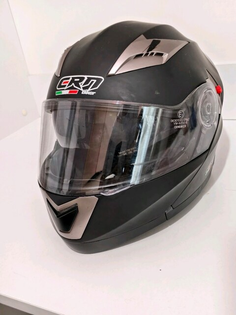 CRN güneş gözlüklü motosiklet kaskı tertemiz