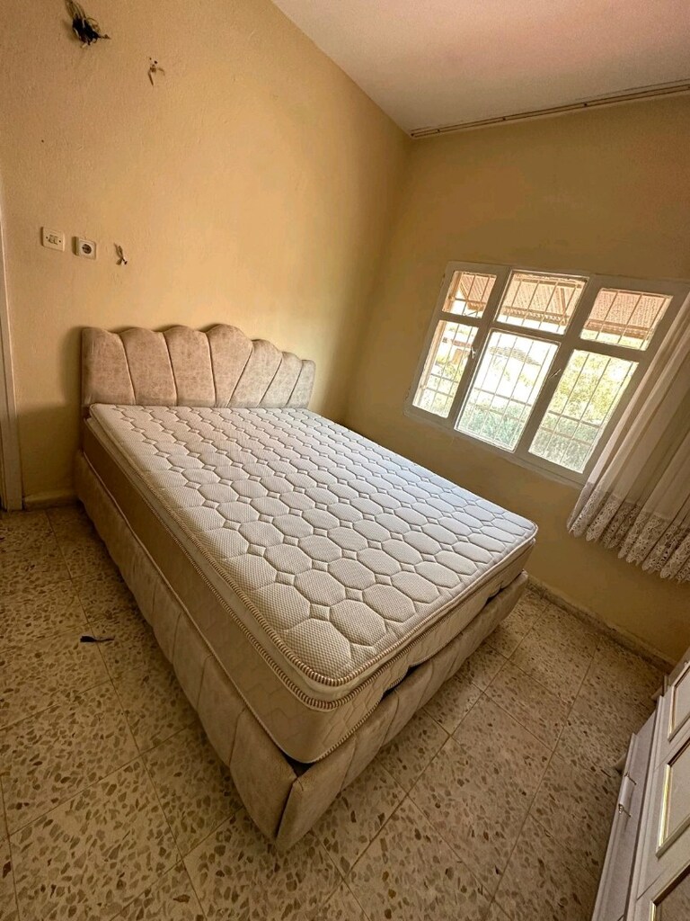 komple mdf yatak odası takımı çift kişilik baza başlık yatak dahildir - 2