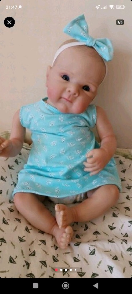 SIFIR ÜRÜN REBORN BEBEK OYUNCAK BEBEK - 8
