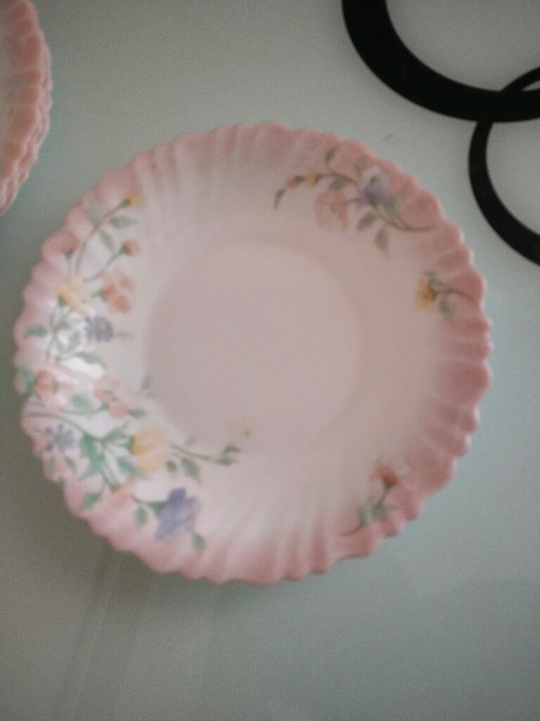 Pembe Opal Servis tabak Seti - 7