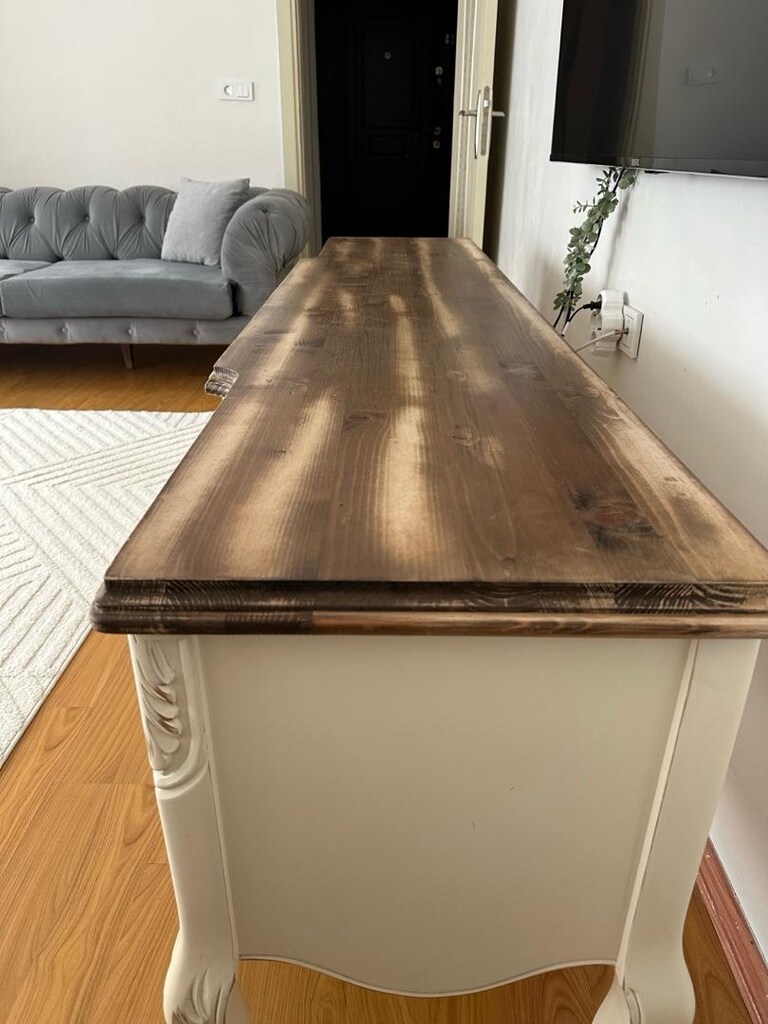 Tv Ünitesi MDF üstü Ahşap - 3