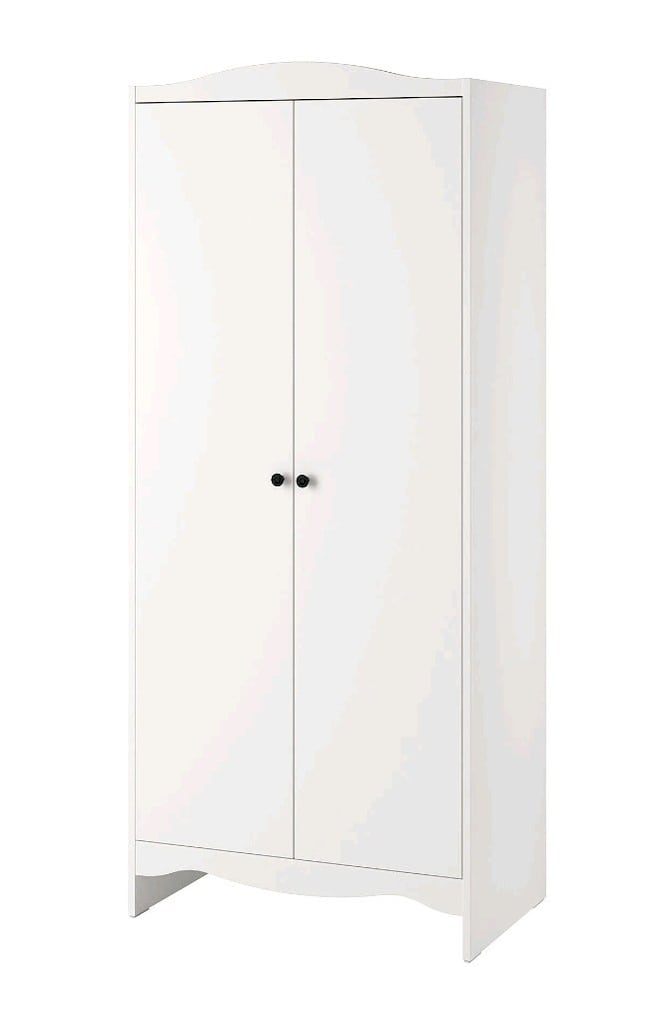 IKEA SMÅGÖRA Çocuk Gardırobu, Beyaz, 80x50x187 cm - 2
