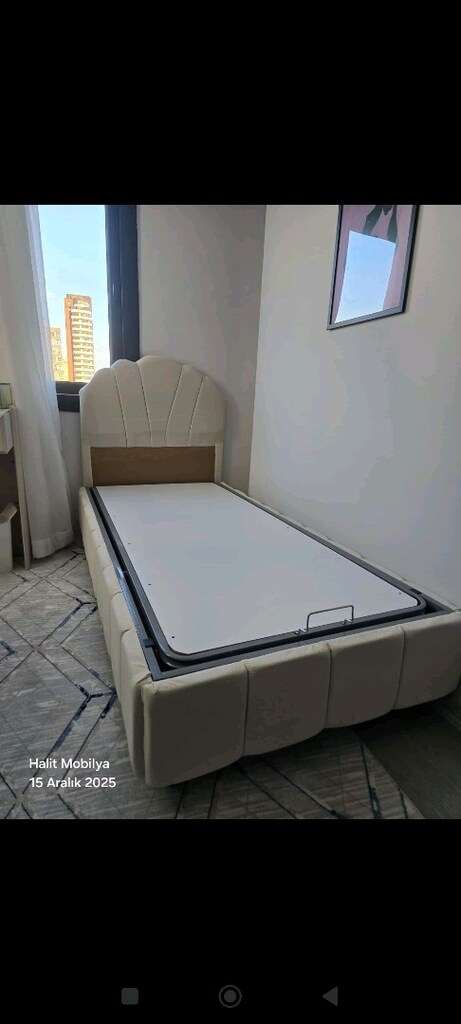 90/190 cm'lik baza Başlık sadece sandıklı baza - 3
