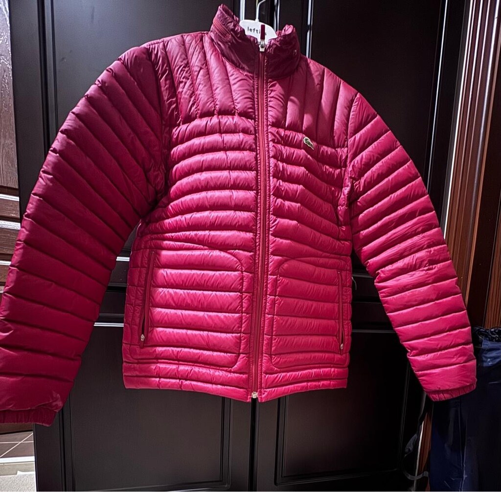 Lacoste Kaz Tüyü Kapşonlu Mont