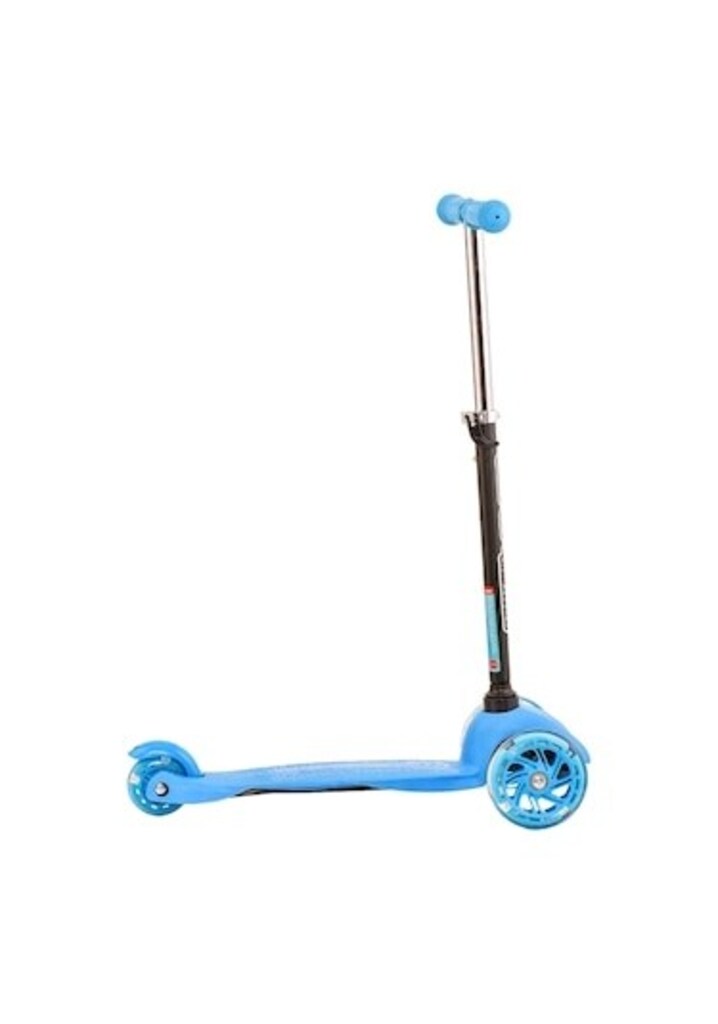 Shinaro Maxi Işıklı Mavi 3 Tekerlekli Çocuk Scooter - 14