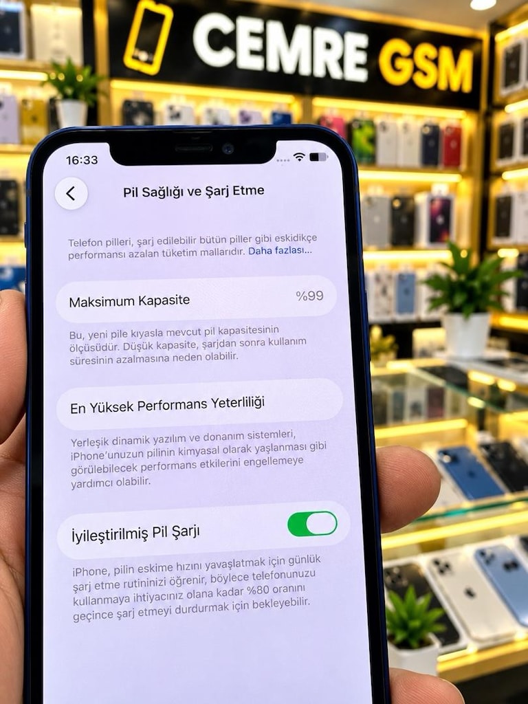 İPHONE 12 128 GB PİL 99 EKRAN A KALITE DEĞIŞEN HATASIZ FACE ID OF - 4