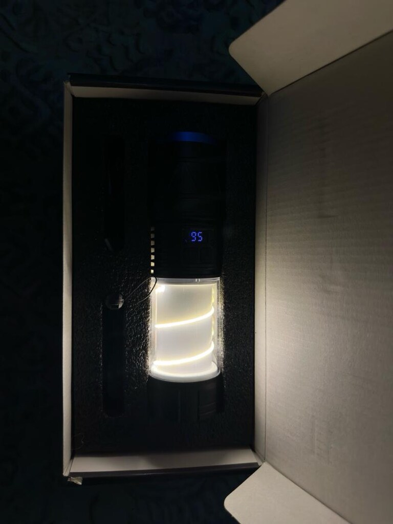 SIFIR Çok Amaçlı LED El Feneri – Şarjlı – Güçlü Işık – Kamp / Araç / - 6