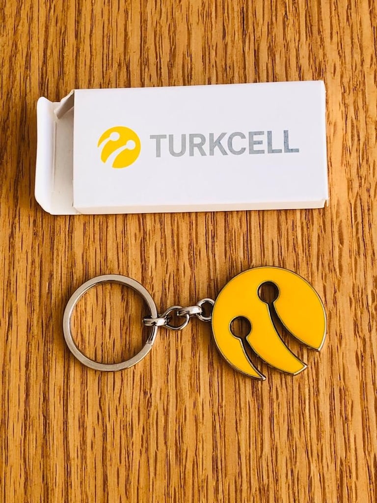 Turkcell logolu charm anahtarlık - 4