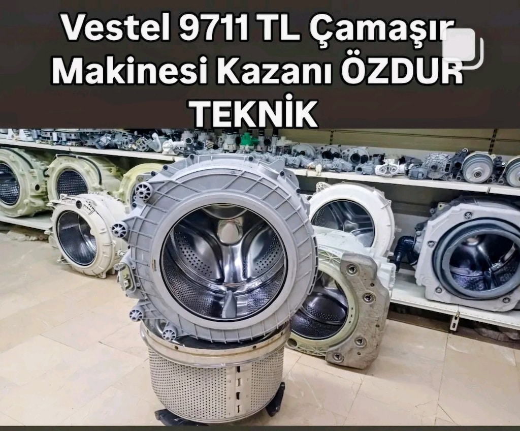 Vestel Eko 9711 TL / 9111 TL Çamaşır Makinesi Komple Kazan Grubu (Kaza - 6