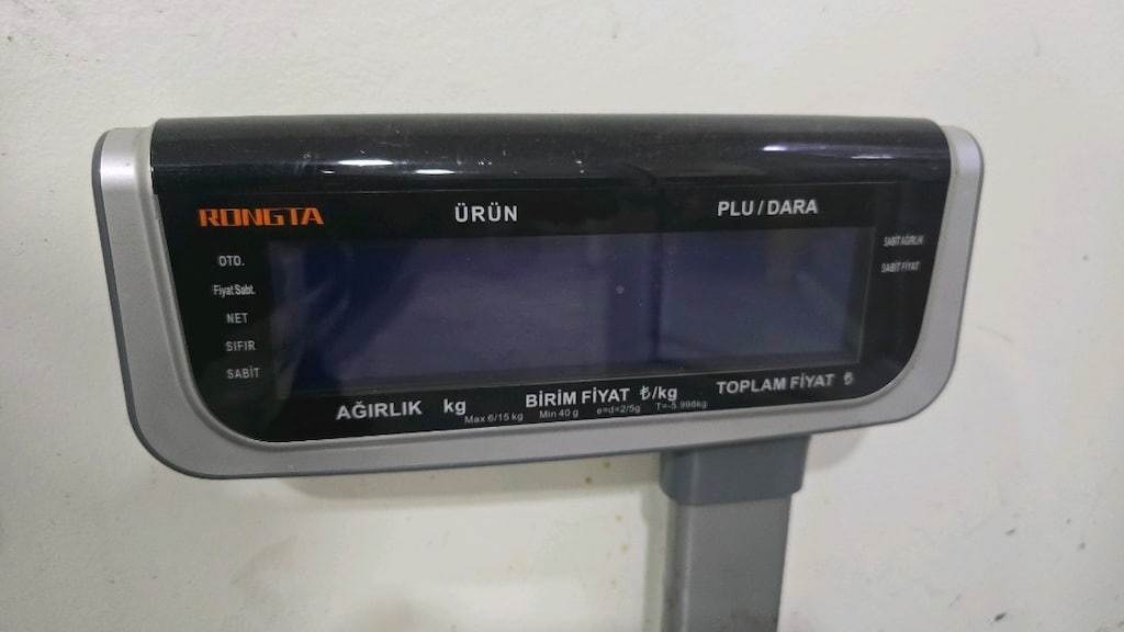RONGTA BARKODLU TERAZİ – 15 KG – 2 ADET - 4