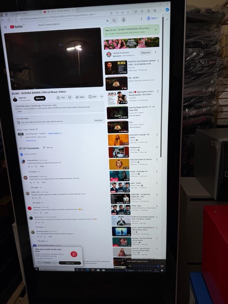 55'' Kapalı Zemin İnteraktif Totem - i5-4200M İşlemcili - 18