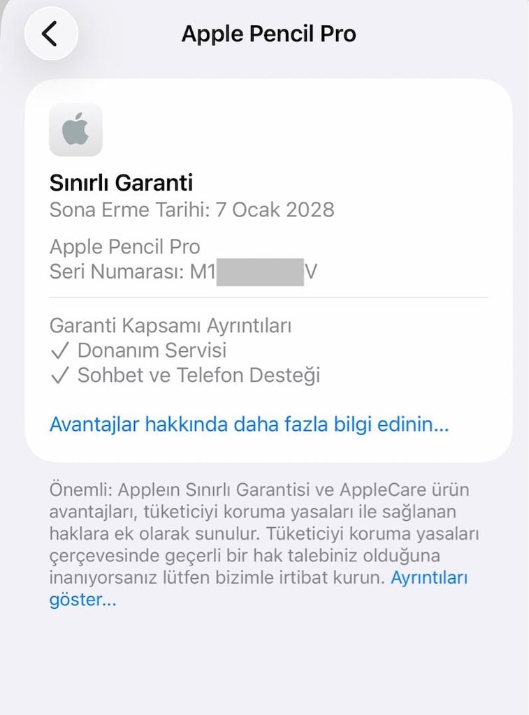 Apple Pencil PRO Temiz 17 Ay GARANTİLİ Apple Pencil Ucu Sıfır - 10