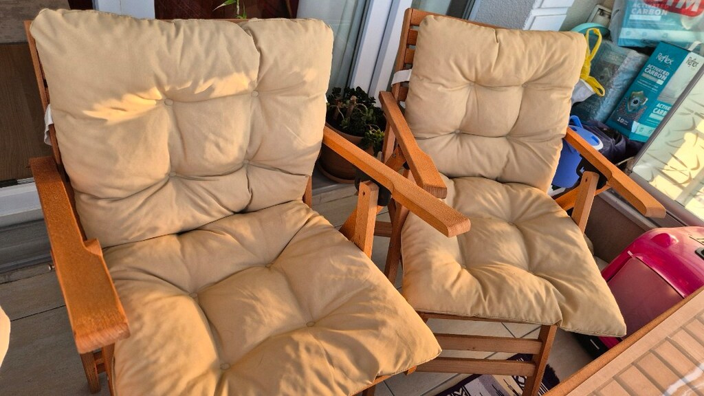 Balkon Bahçe masa sandalye seti - 5