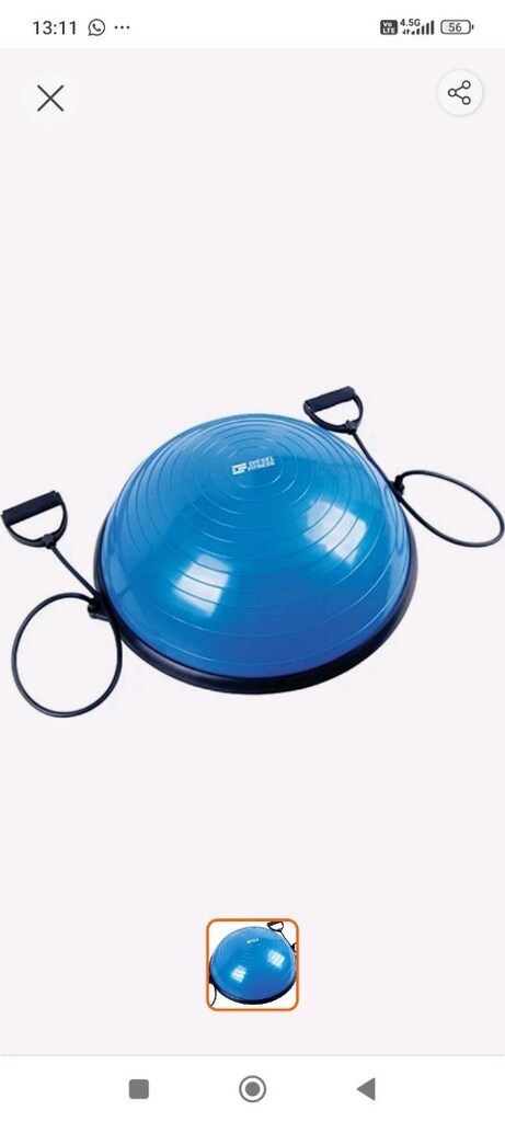 basu ball yarım denge topu pilates - 5