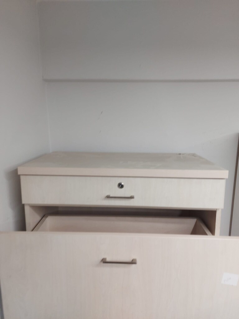 KLAS OFİS ÜSKÜDAR 80x60x40 AKÇAAĞAÇ RENK ÇEKMECELİ DOLAP - 4