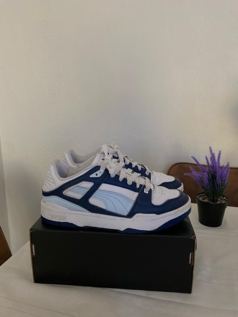Puma Slipstream Lo Retro Beyaz Lacivert – 2 Kez Giyildi - 3
