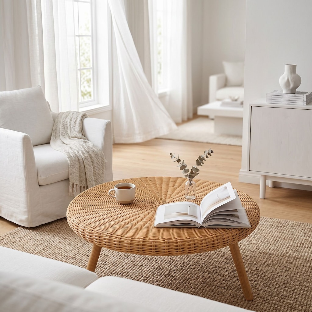 2’li Rattan Orta Sehpa Seti 62-42 cm – Sıfır - 4