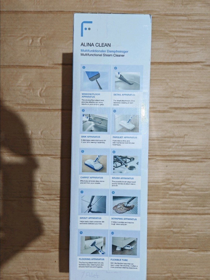 Fakir alina clean buharlı mop süpürge. sıfır - 3