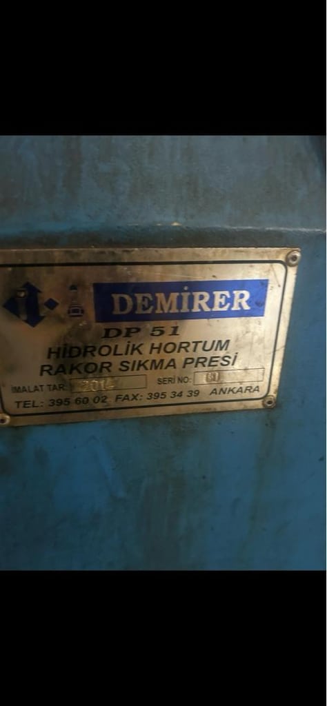 hidrolik hortum sıkma makinası - 4