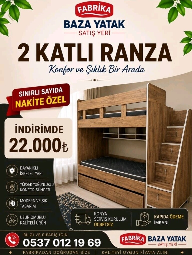 2 katlı yavrulu ranza - 4