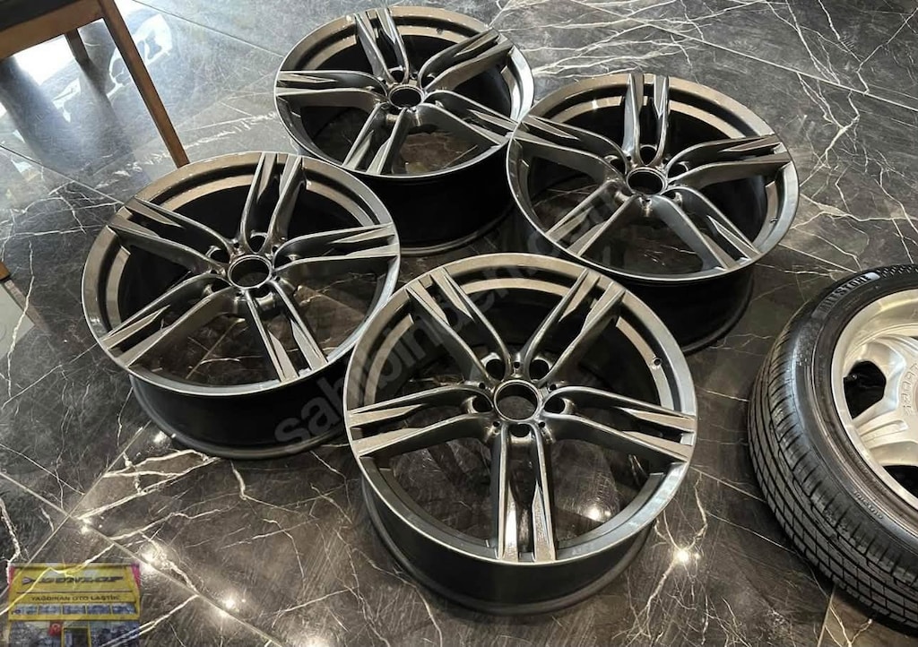 20 JANT 5X120 BMW F10 DIŞA DÖNÜK GUN METAL SIFIR AYARINDA TEMİZ - 4