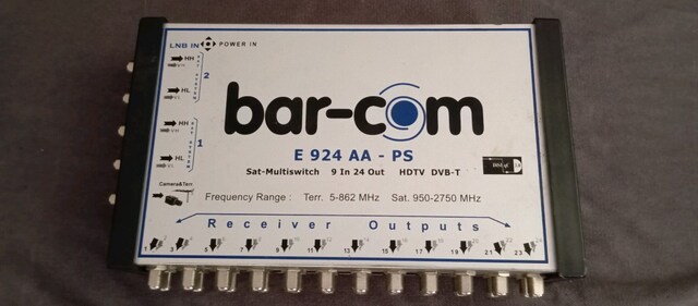 barcom e924 aa Ps uydu santrali 24 kanlı hd