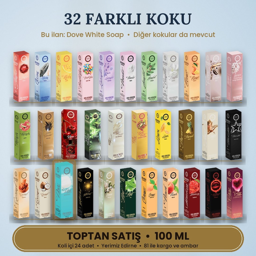 ÇİDO MİRİS BEYAZ SABUN ODA KOKUSU 100ML - TOPTAN - 3