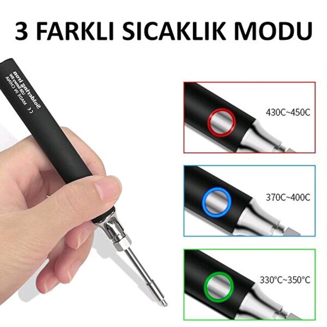 Valkyrie soldering iron havye lehim Makinasi şarjli