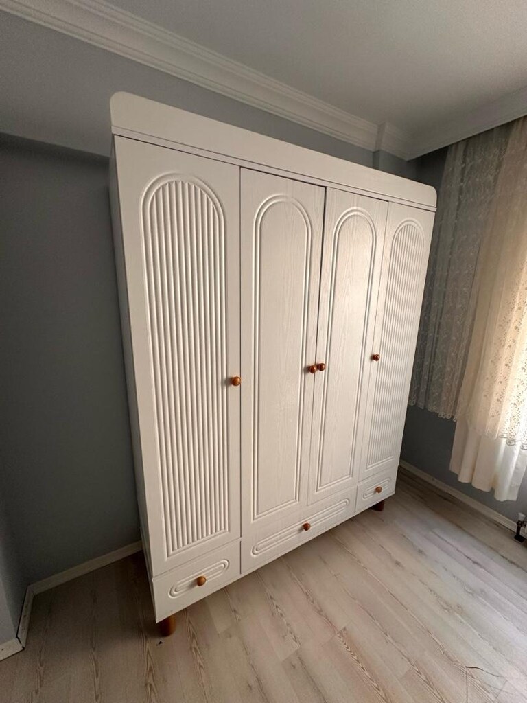 Bohem 4K Gardrop Hayırlı olsun. Mebran mdf kapaklı 160x210 cm - 2