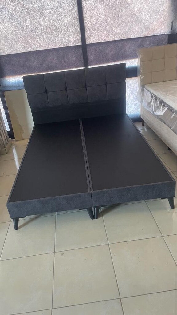 Çift kişilik sandıksız baza başlık ortopedik yatak - 2