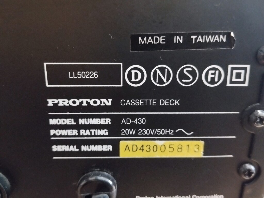Çeşitli marka kaset dekler Proton/Telefunken/Pionner/Grundig - 7