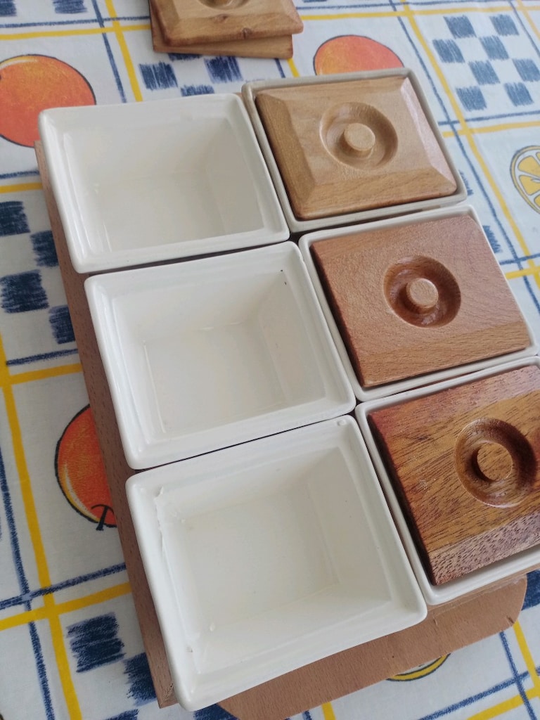 Kahvaltı seti bambu - 2