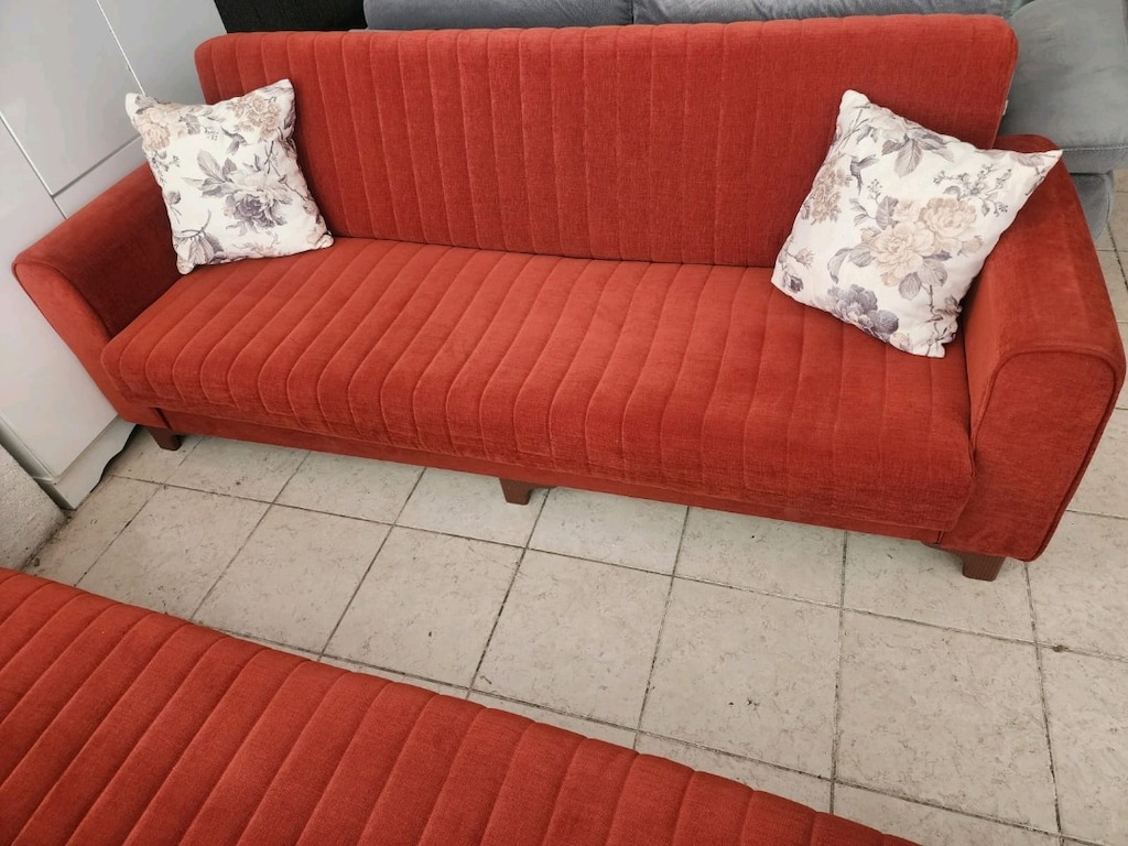 sıfır kaplama 2li 3lü çekyat takımı - 3