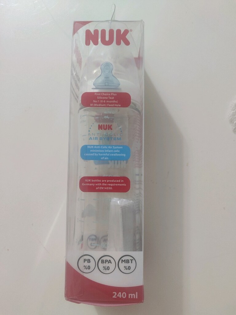 Nuk biberon 240 ml 0-6 ay - 2