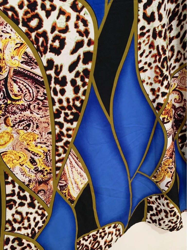Shein 2XL-3XL uyumlu leopar elbise - 4