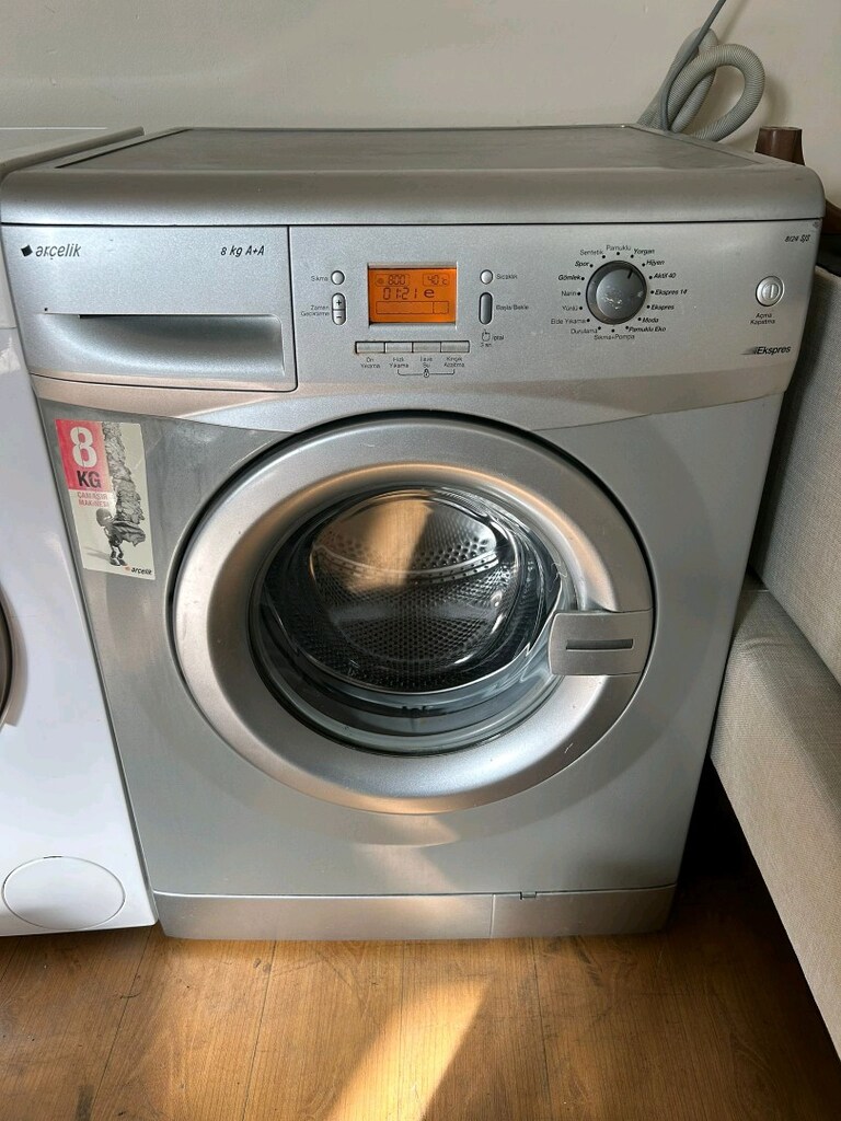 Arçelik 8 kg çamaşır makinesi temiz nakliye var yardımcı olurum - 3