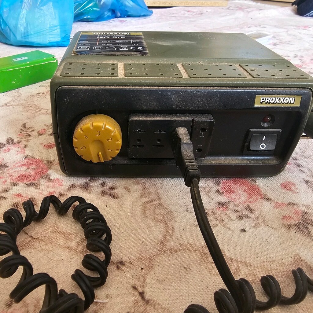 Proxxon NG 5/E el frezesi motoru adaptoru beraber - 2