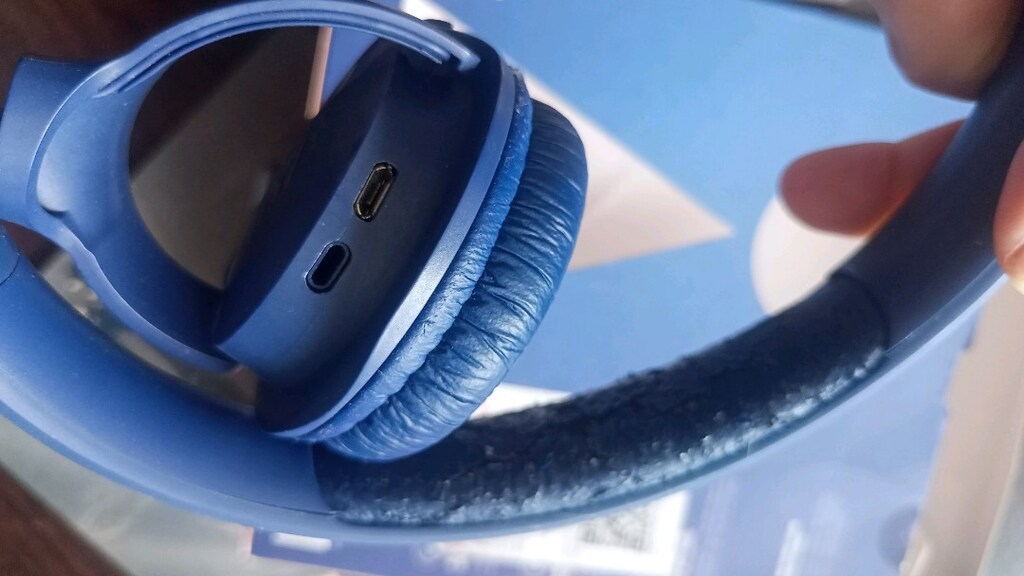 JBL jbl tune500BT kulaklık herşeyi tam pad hafif eski - 4