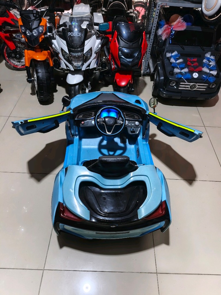 (AnkaCar çocuk oto galeri)2 MOTOR BMW İ8 KUMANDALI&MANUEL AKÜLÜ ARABA - 5