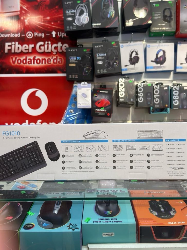 NİTRO BİLİŞİM’DEN A4TECH FSTYLER FG1010 KABLOSUZ KLAVYE & MOUSE SETİ - 4